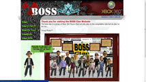 BOSS Clan Website Home Screen